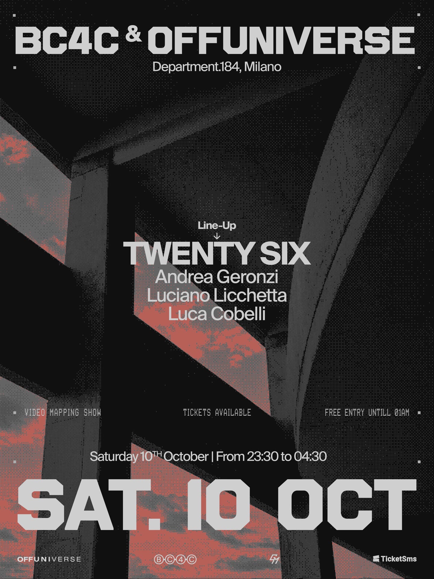 Clubbers Factory × Off Universe · Sabato 10 ottobre